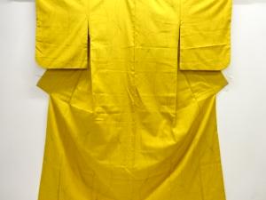 蝶模様織出し手織り紬着物